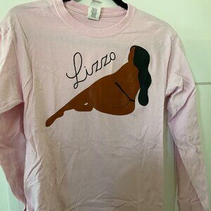 Lizzo long sleeve pink tshirt